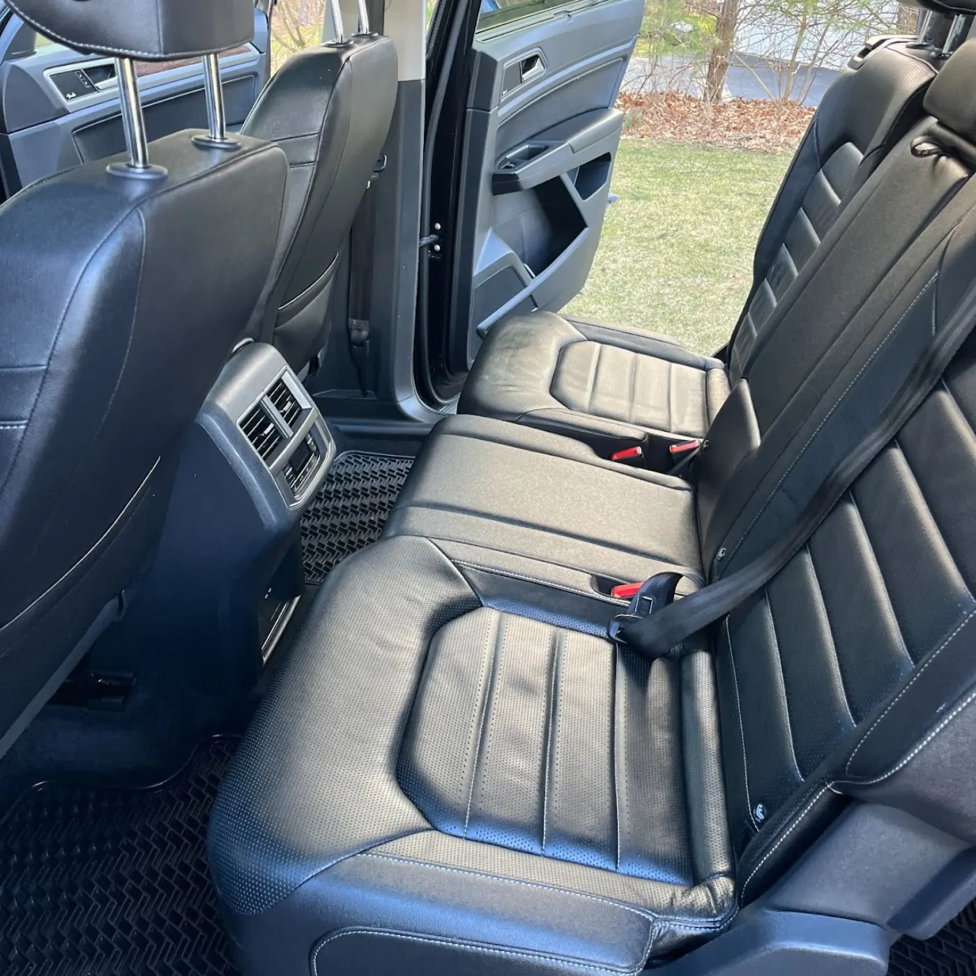After — vehicle interior fully detailed by Spade Detailing