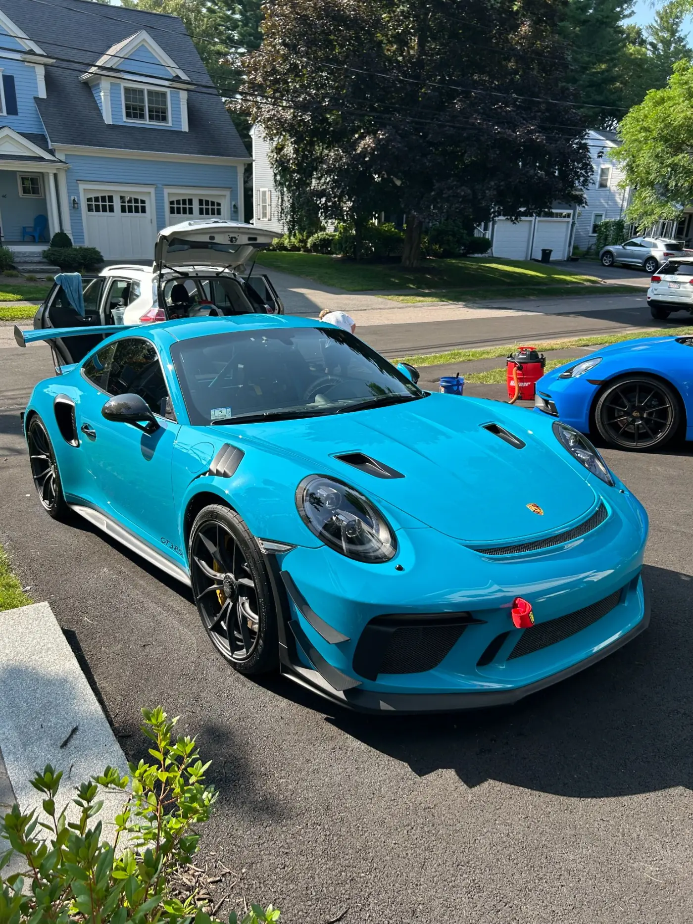 Porsche 911 after full interior and exterior detailing